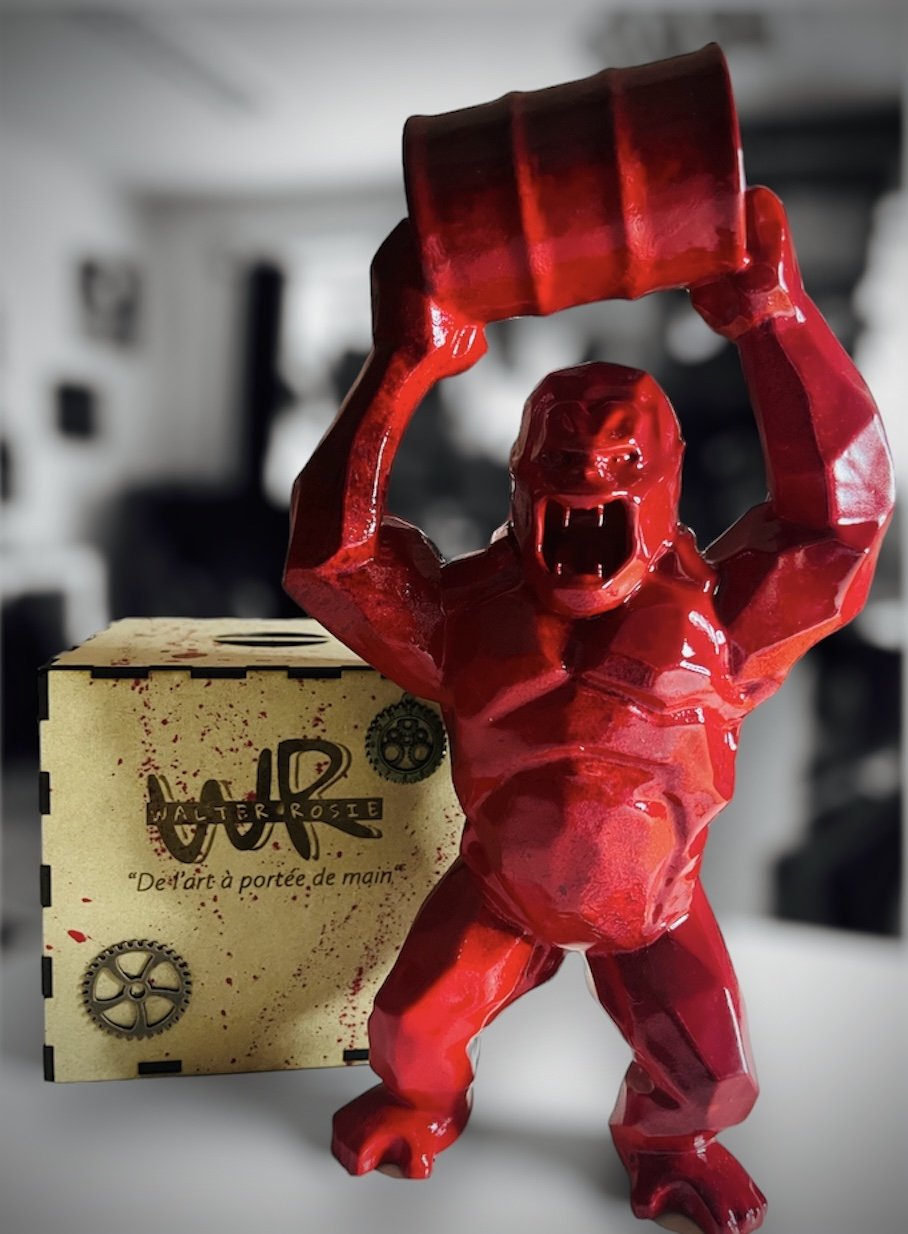 Le Street Kong version 4, une création en impression 3D customisée par Rosie.