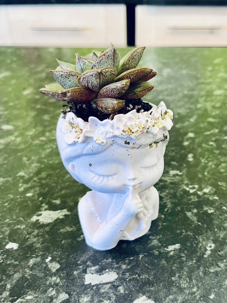 La rosita, une création en jesmonite.