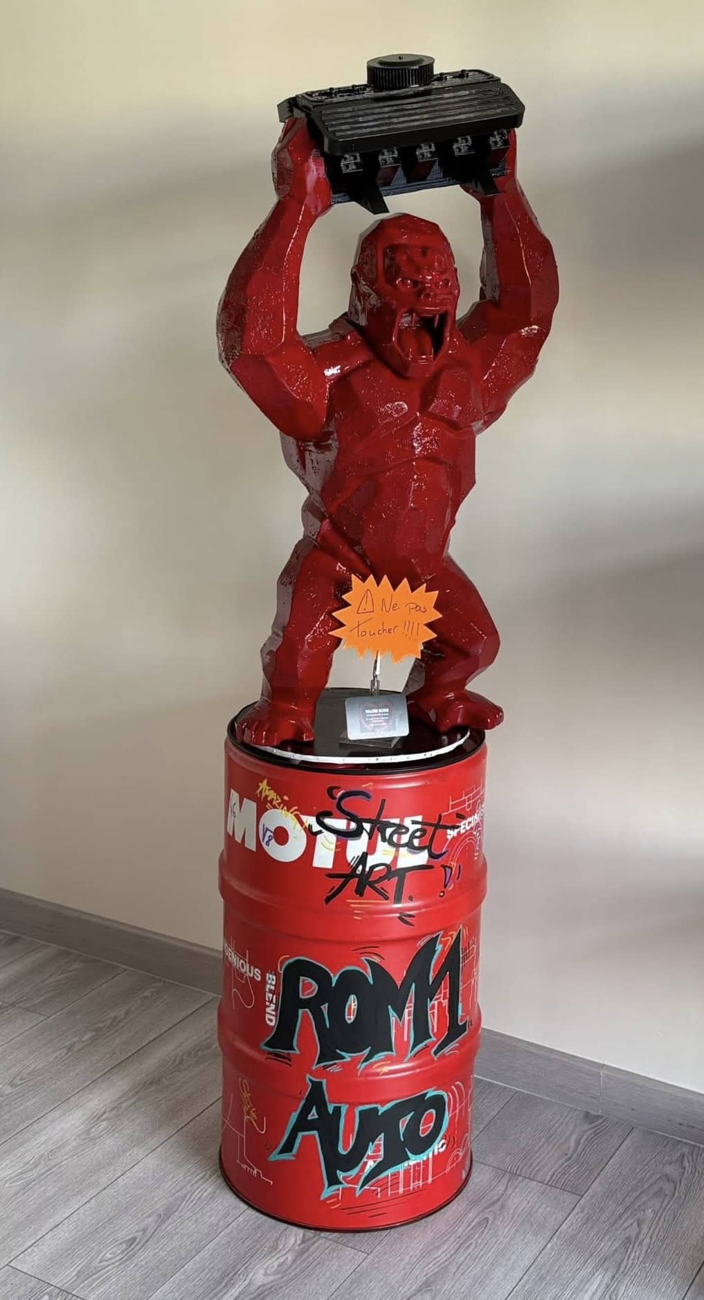 Le Street Kong version 7, une réalisation en impression 3D personnalisée et customisée par Rosie.
